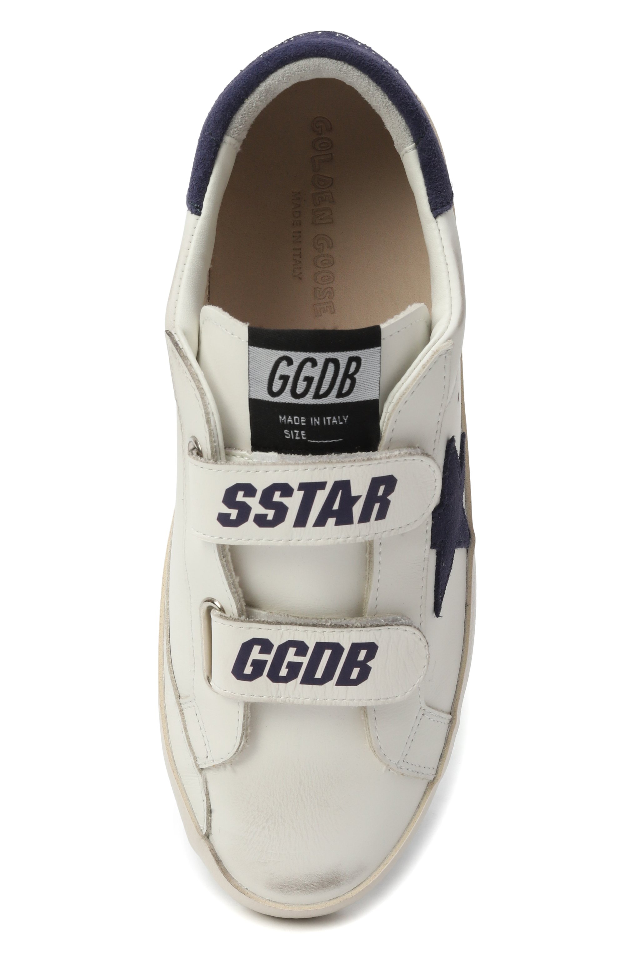 Кожаные кеды old school GOLDEN GOOSE DELUXE BRAND, арт. GTF00111.F000418, фото 4