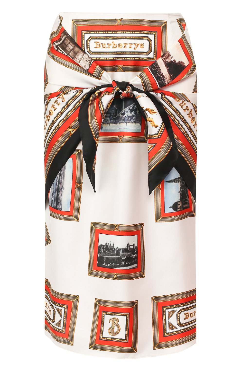 Шелковая юбка BURBERRY, арт. 8014208, фото 1