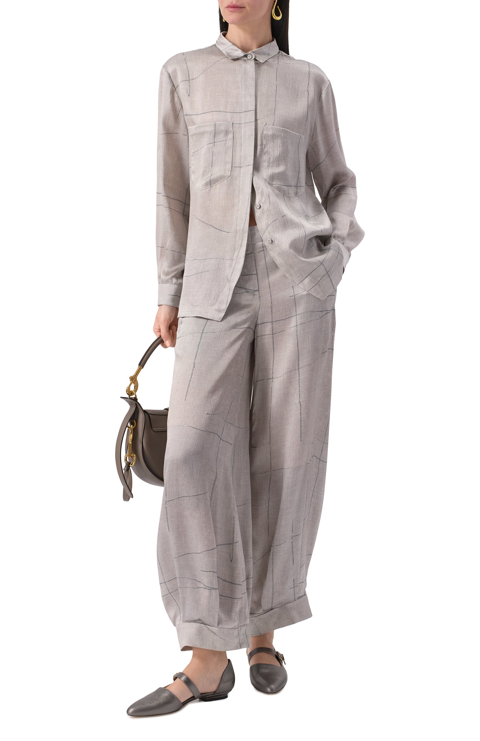 Атласная блузка GIORGIO ARMANI, арт. GW000775/TE13743, фото 2