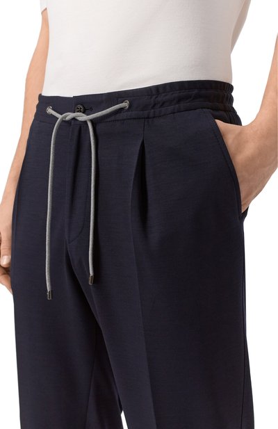 Брюки из шерсти и хлопка CORNELIANI, арт. 274L19/2718800, фото 5
