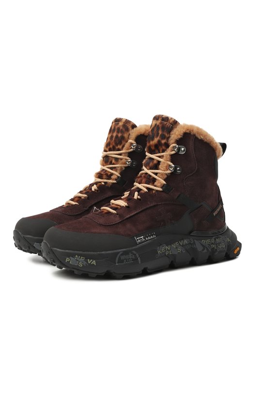 Комбинированные ботинки  Trivor Premiata TRIV0R/VAR 452M Коричневый TRIV0R/VAR 452M