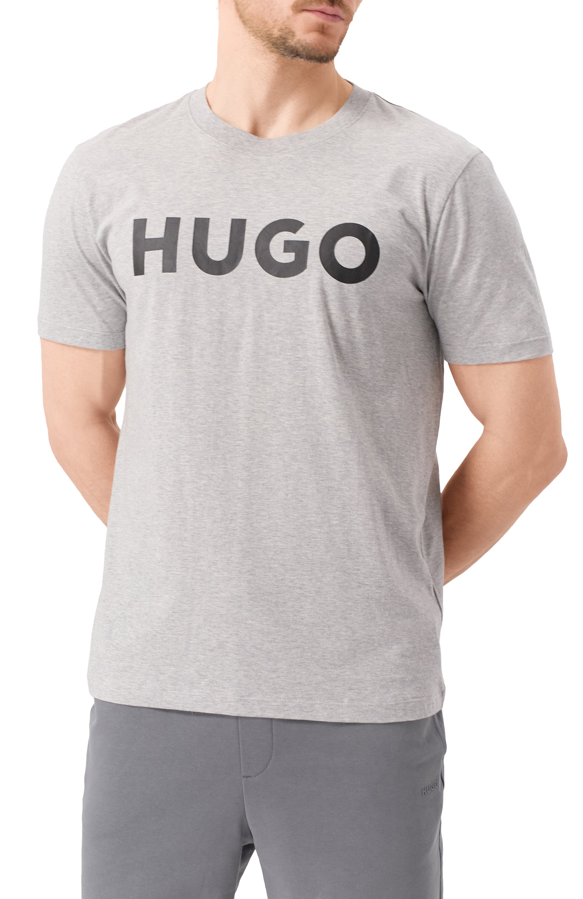 Хлопковая футболка HUGO, арт. 50467556, фото 3