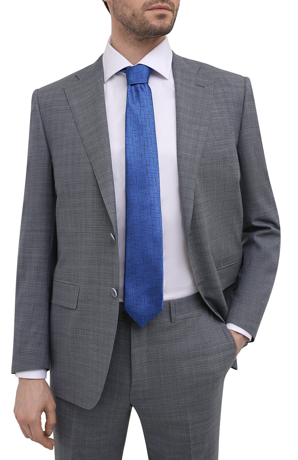 Шелковый галстук ZILLI, арт. 53000/TIE, фото 2