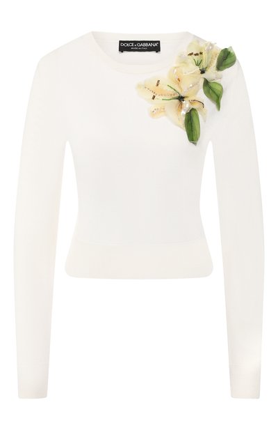 Женский шелковый пуловер DOLCE & GABBANA, арт. FX153Z/JASHE