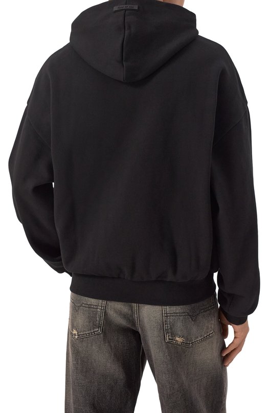 Хлопковое худи Fear Of God 192BT232050F-M Чёрный  192BT232050F-M Фото 4