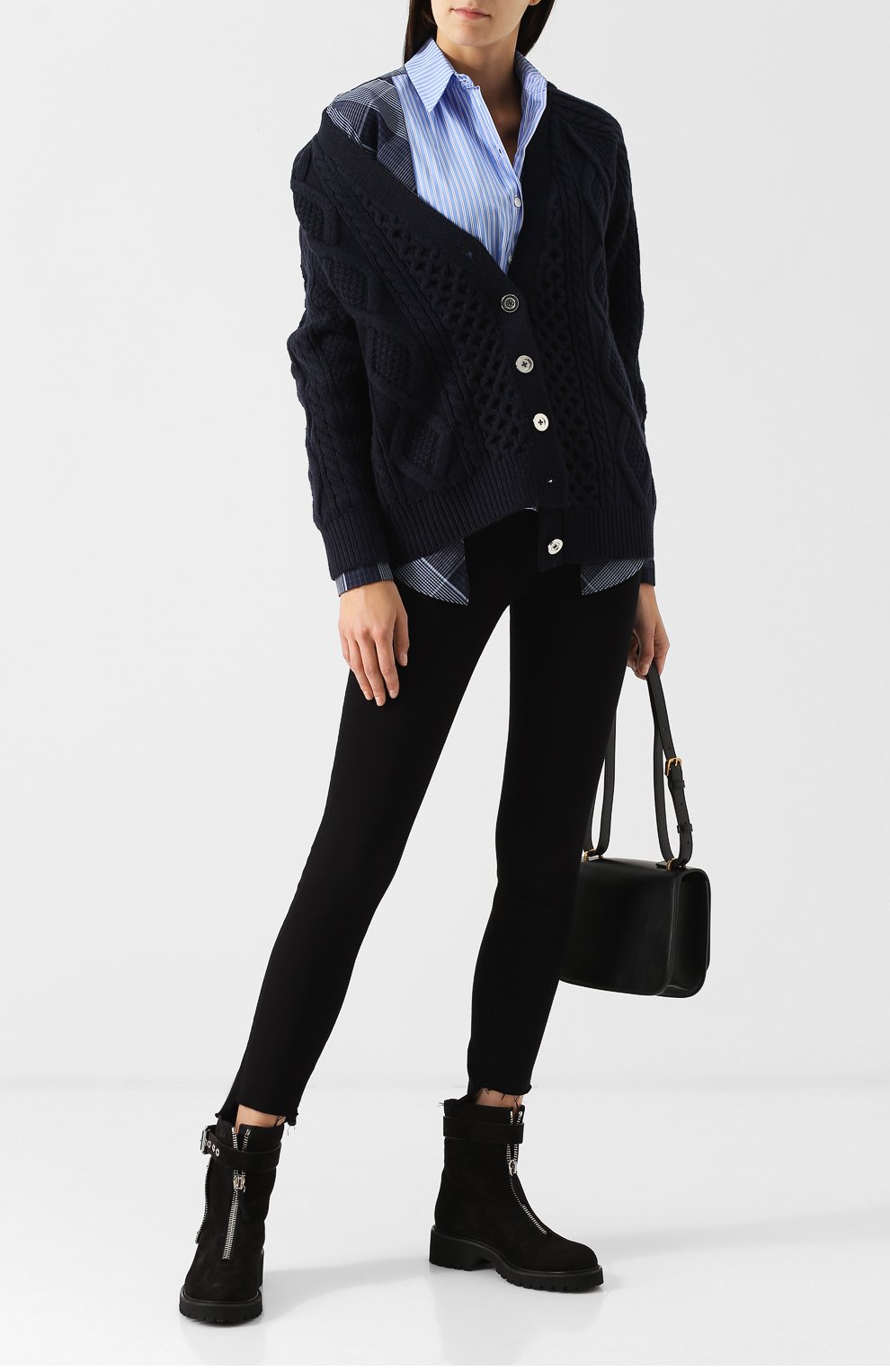 Замшевые ботинки с внутренней отделкой из меха кролика GIUSEPPE ZANOTTI DESIGN, арт. I870060/003, фото 2