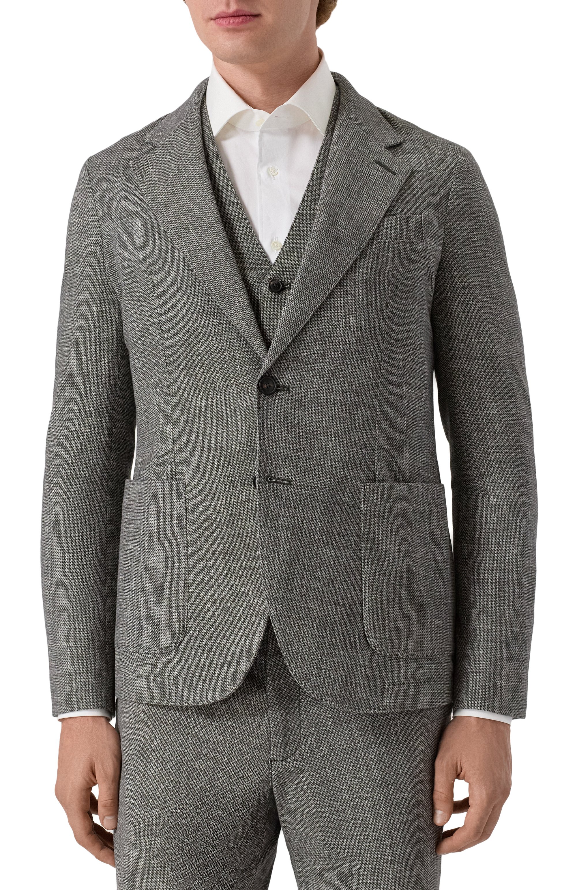 Хлопковый пиджак CIRCOLO 1901, арт. CN5022, фото 4