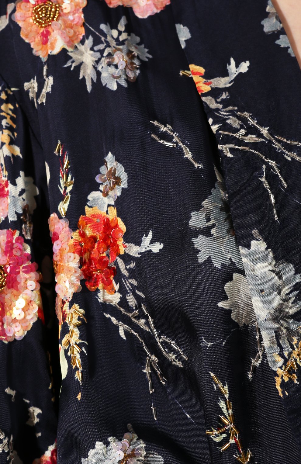 Пальто из вискозы DRIES VAN NOTEN темно-синего цвета по цене 195000 руб., арт. 201-18626-9435, фото 5 Пальто из вискозы DRIES VAN NOTEN, арт. 201-18626-9435, фото 5