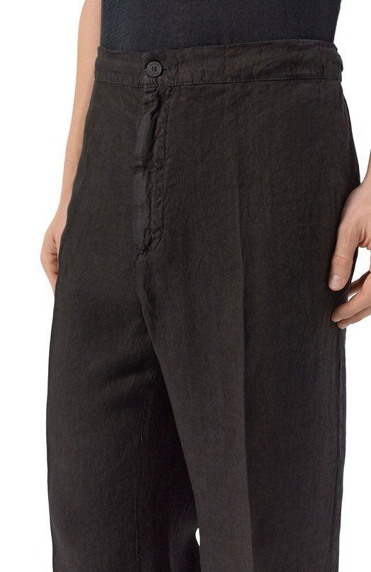 Льняные брюки InLinum JEAN 19/TR0PEA Серый  JEAN 19/TR0PEA Фото 5