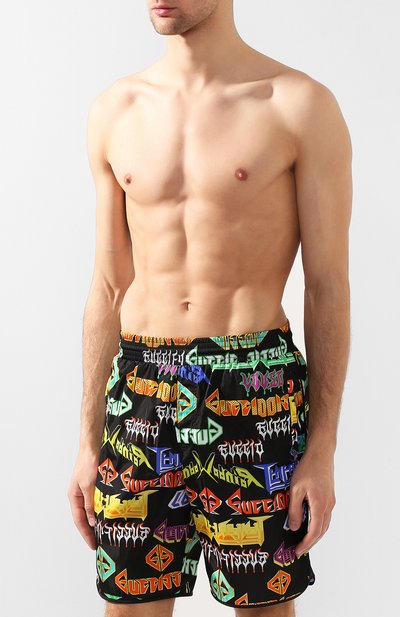 Плавки-шорты GUCCI разноцветного цвета по цене 47150 руб., арт. 554296/XHAAT, фото 3 Плавки-шорты GUCCI, арт. 554296/XHAAT, фото 3