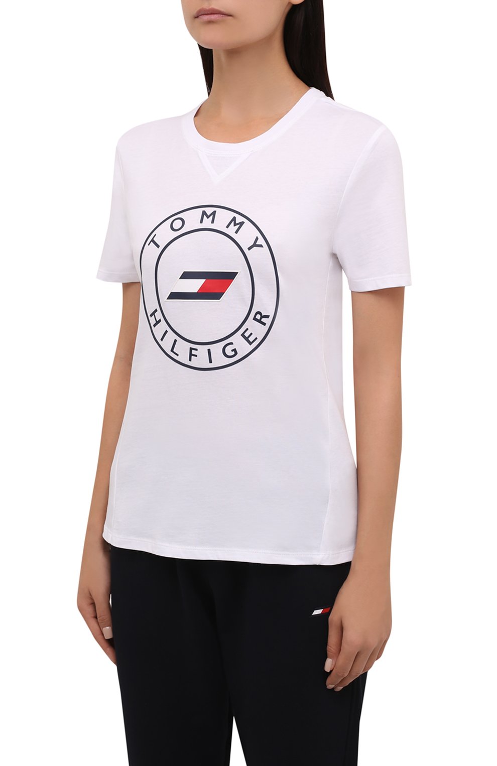 Хлопковая футболка TOMMY HILFIGER, арт. S10S101046, фото 3