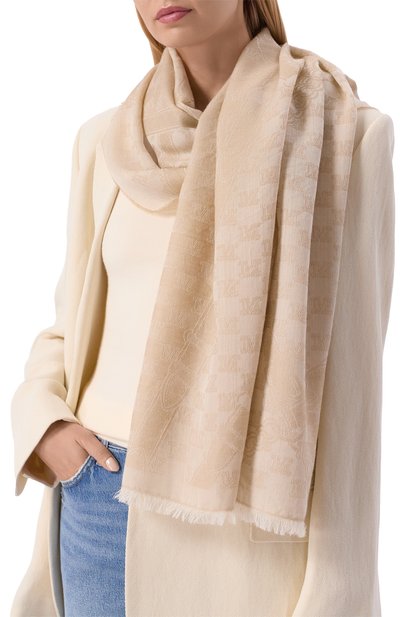 Палантин из шерсти и шелка MAX MARA, арт. MXAPED0NE, фото 2