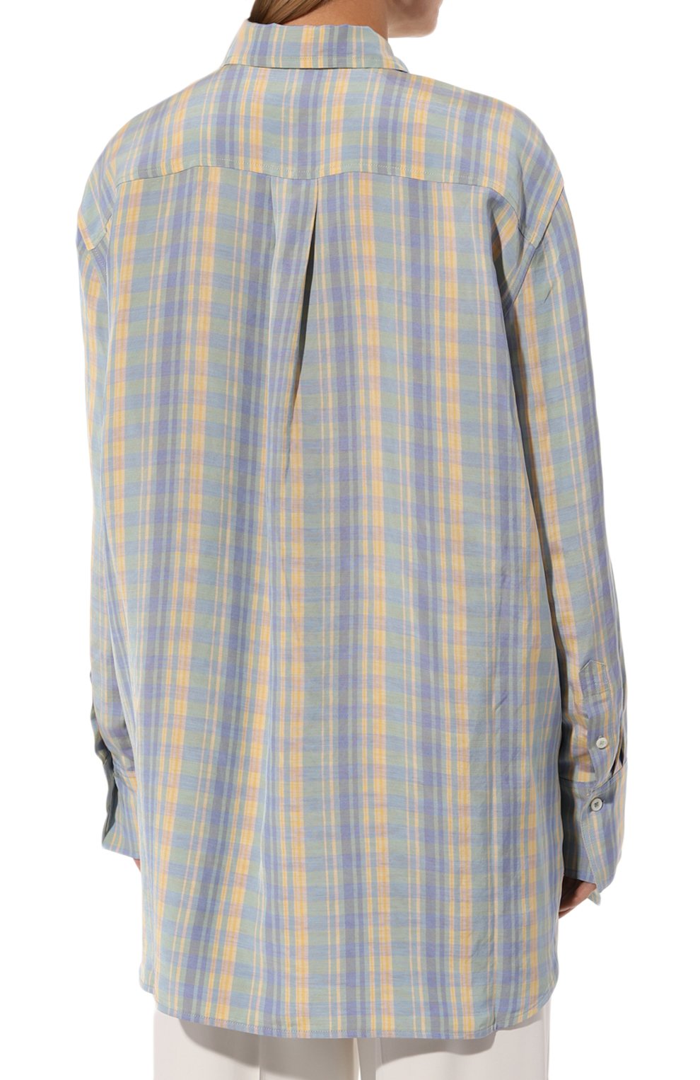 Рубашка из вискозы и льна TOTEME, арт. 243-WRT1415-FB0201, фото 4