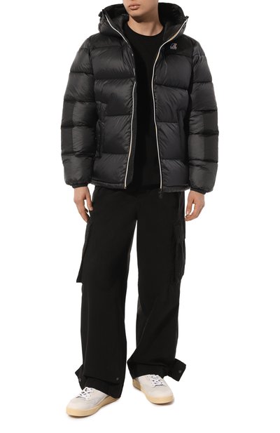 Пуховик K-WAY черного цвета по цене 32150 руб., арт. K5115RW, фото 2 Пуховик K-WAY, арт. K5115RW, фото 2