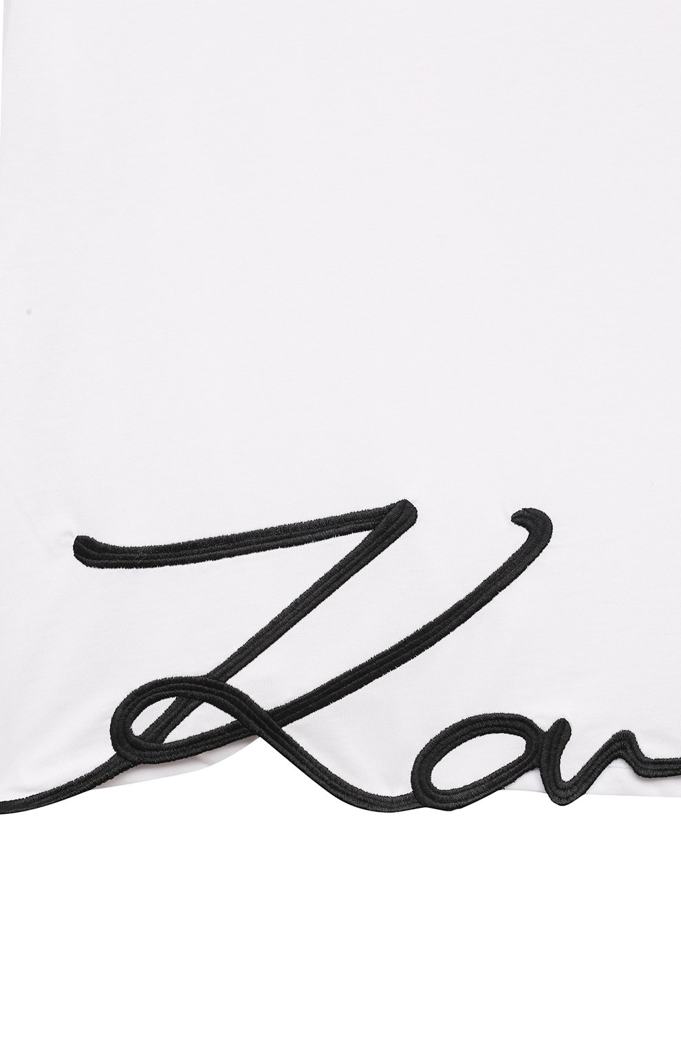 Хлопковая футболка KARL LAGERFELD KIDS, арт. Z30212, фото 3