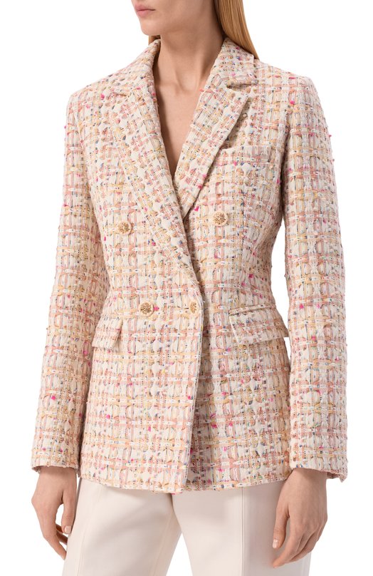 Твидовый жакет Seven Lab 126-S-W-10-09-077 Бежевый  126-S-W-10-09-077 Фото 3