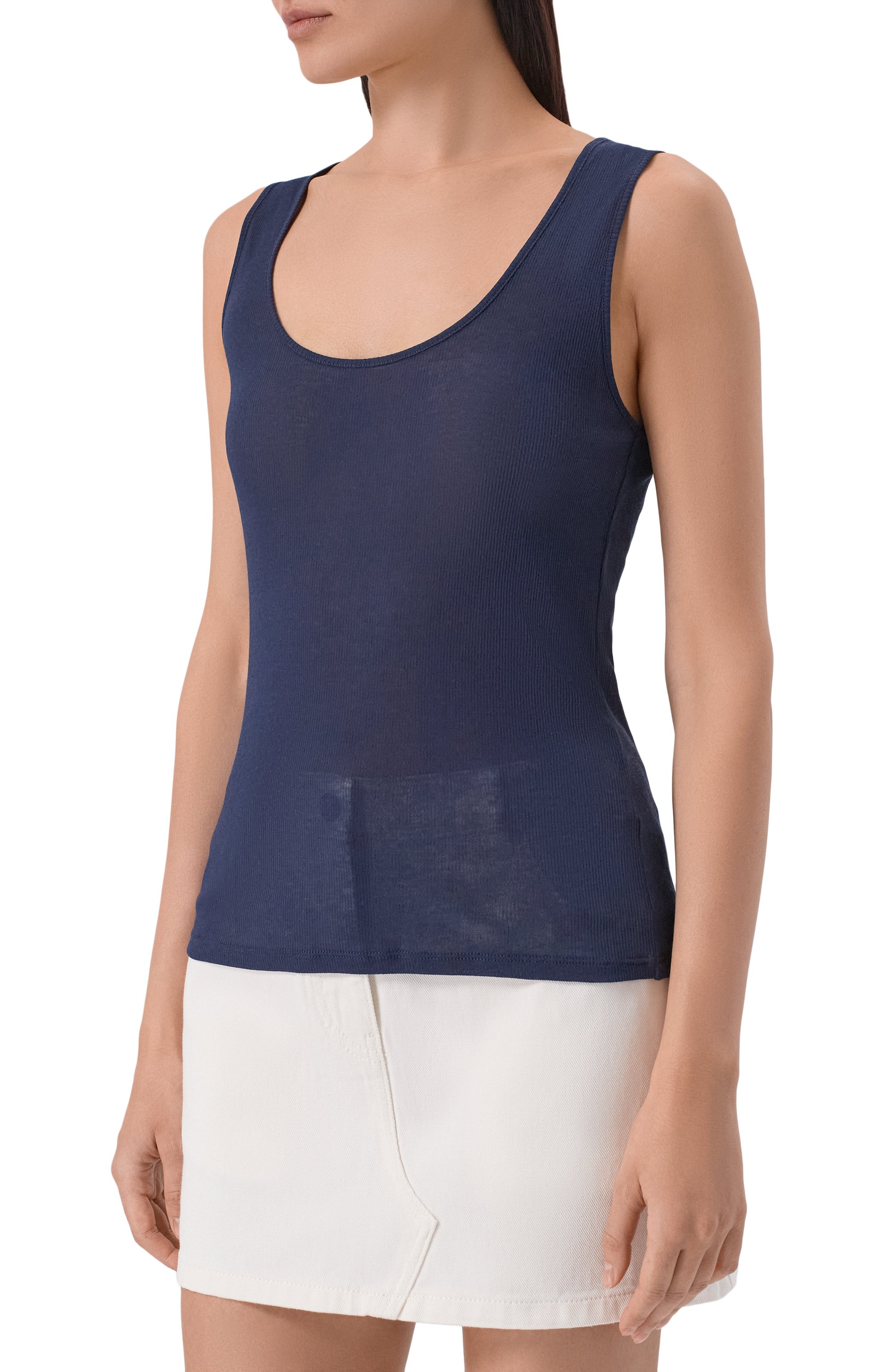 Хлопковая майка 12 STOREEZ, арт. 136688, фото 3