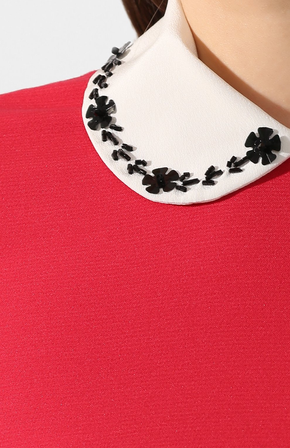 Платье REDVALENTINO красного цвета по цене 43200 руб., арт. TR3VAN75/3FT, фото 5 Платье REDVALENTINO, арт. TR3VAN75/3FT, фото 5