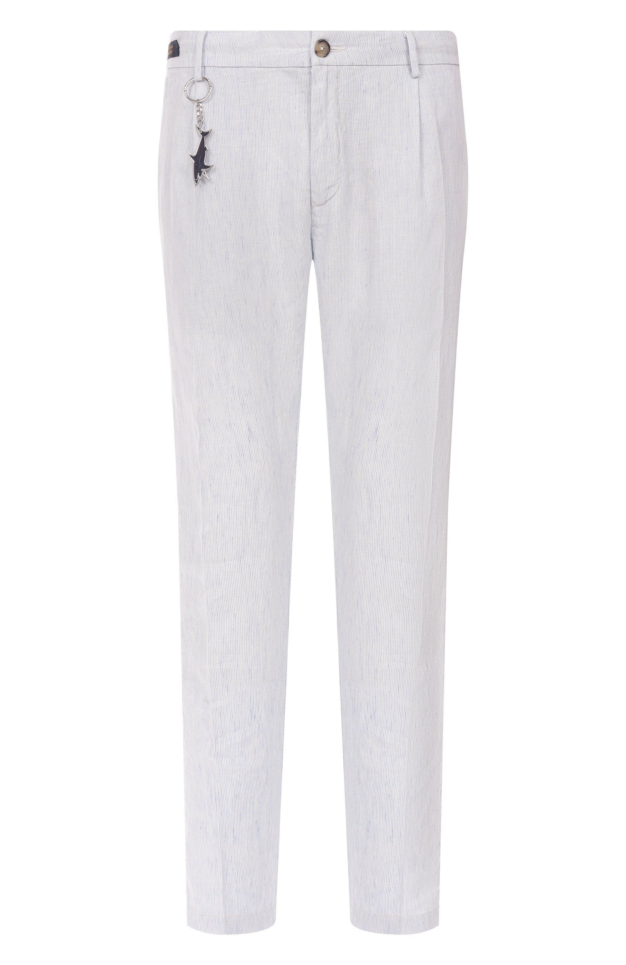 Льняные брюки PAUL&SHARK светло-голубого цвета по цене 43800 руб., арт. 25414046, фото 1 Льняные брюки PAUL&SHARK, арт. 25414046, фото 1