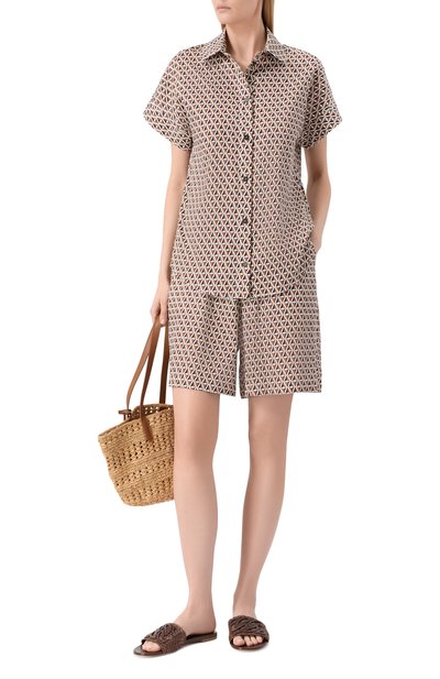 Хлопковая рубашка MAX MARA, арт. BCHCREA 261611101, фото 2