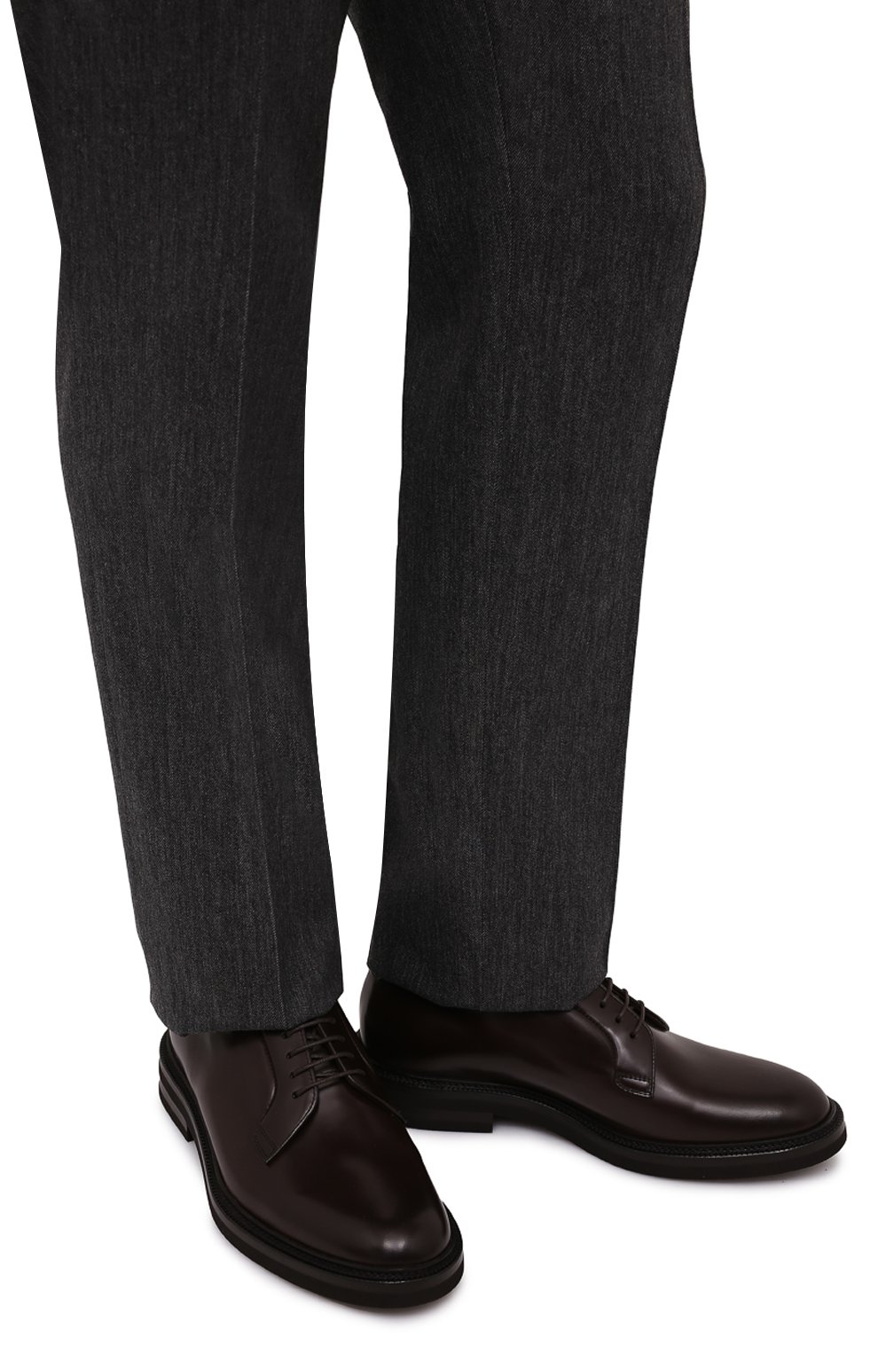 Кожаные дерби BRUNELLO CUCINELLI, арт. MZUVRNK810, фото 3