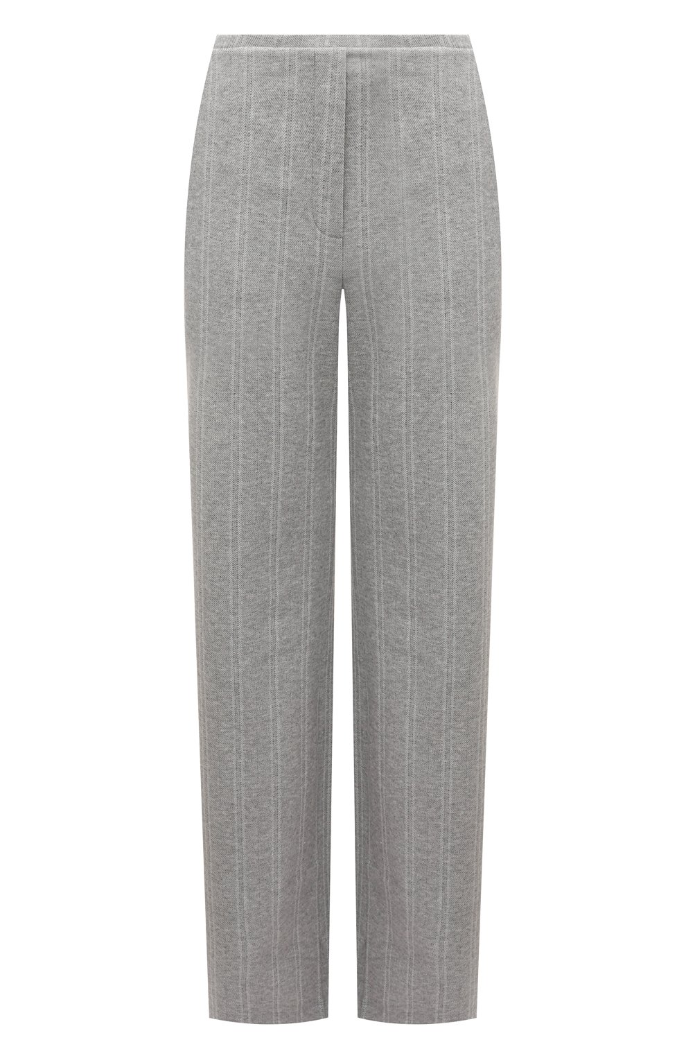 Брюки из вискозы PE серого цвета по цене 13040 руб., арт. РЕFW24/25-7.1.63.4, фото 1 Брюки из вискозы PE, арт. РЕFW24/25-7.1.63.4, фото 1