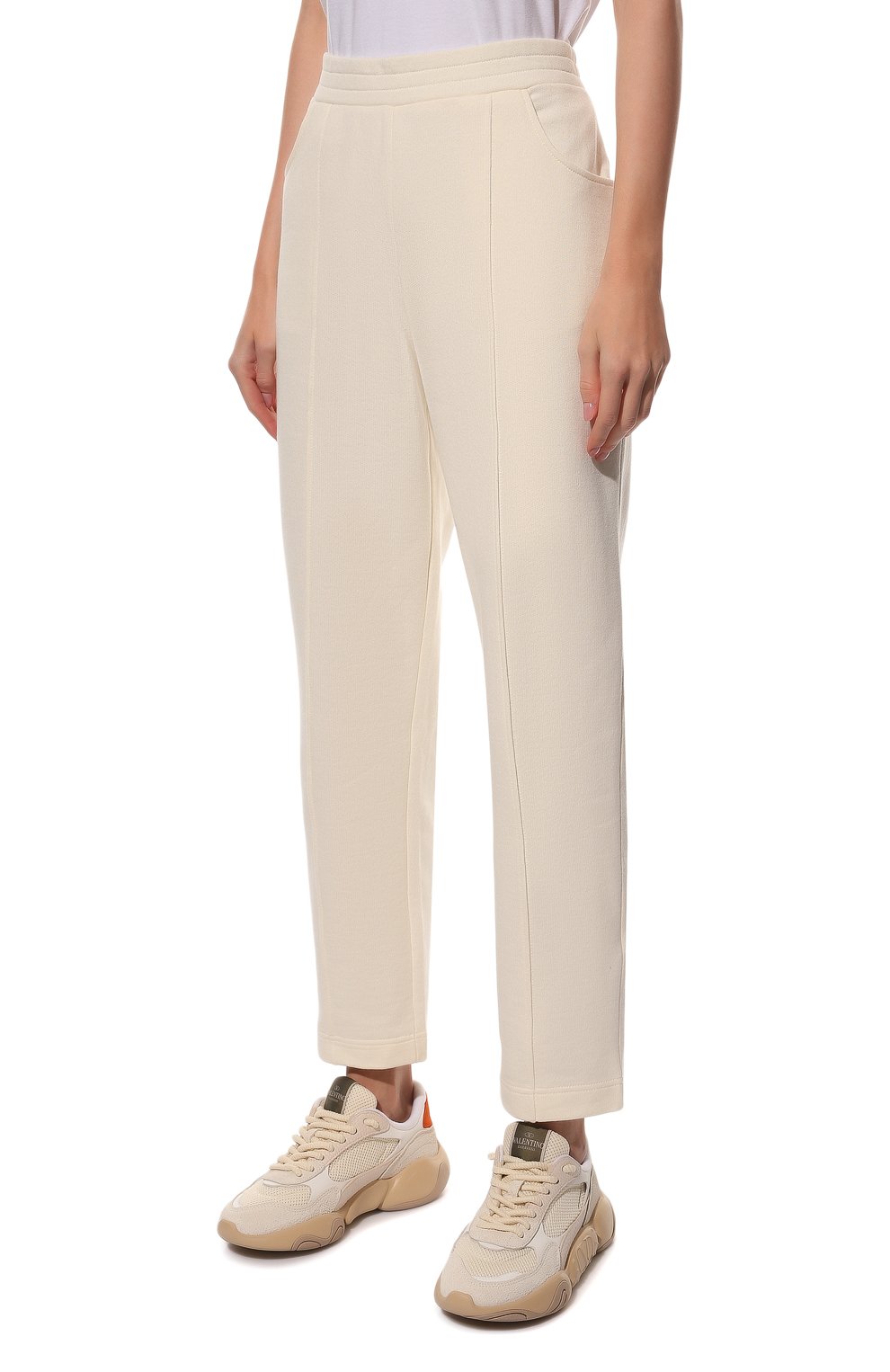 Хлопковый костюм PIETRO BRUNELLI кремового цвета по цене 22600 руб., арт. TU2109 MI/C00286, фото 4 Хлопковый костюм PIETRO BRUNELLI, арт. TU2109 MI/C00286, фото 4