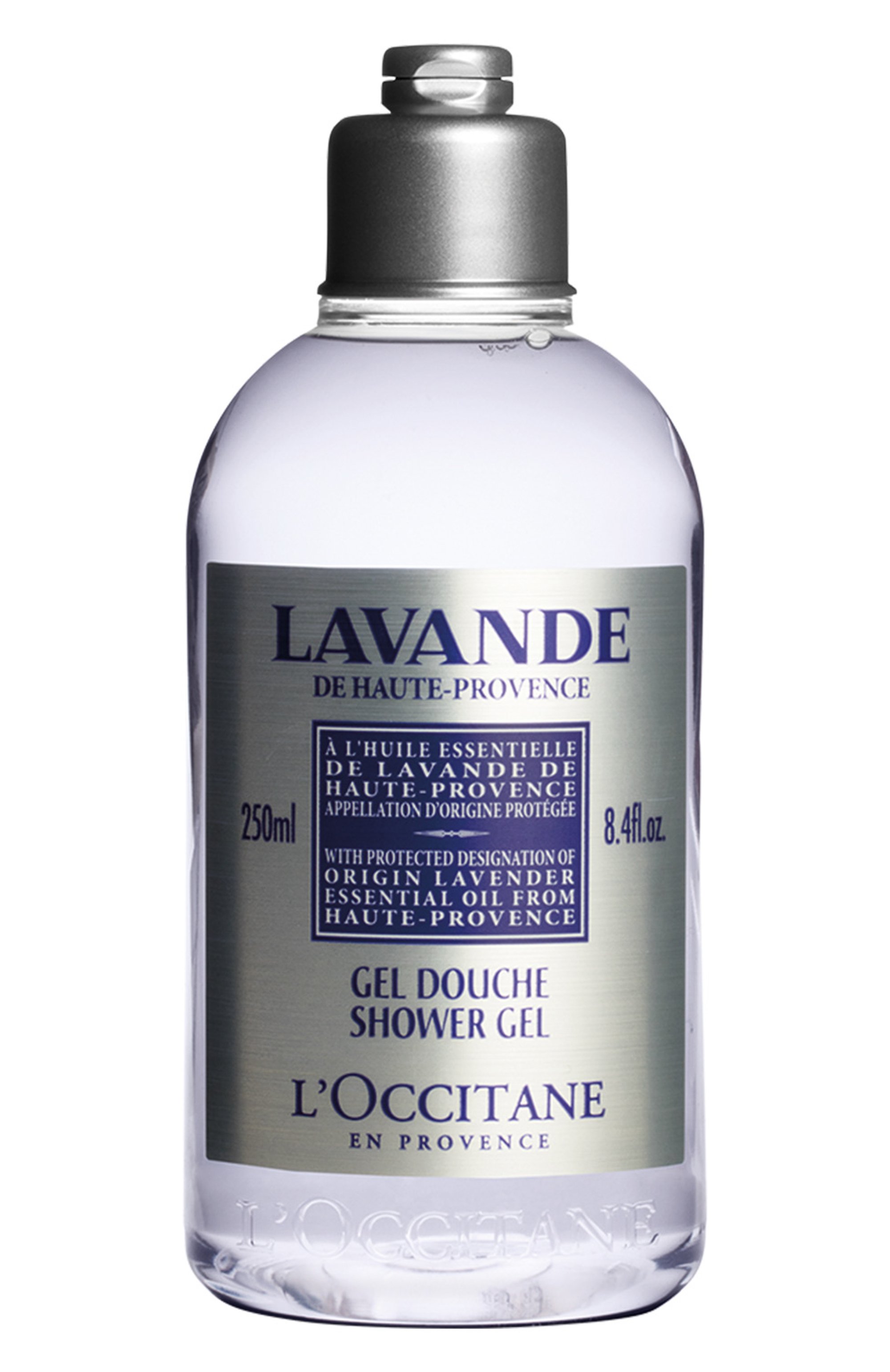 Гель для душа "лаванда органик" (250ml) L`OCCITANE бесцветного цвета по цене 2490 руб., арт. 759790, фото 1 Гель для душа "лаванда органик" (250ml) L`OCCITANE, арт. 759790, фото 1