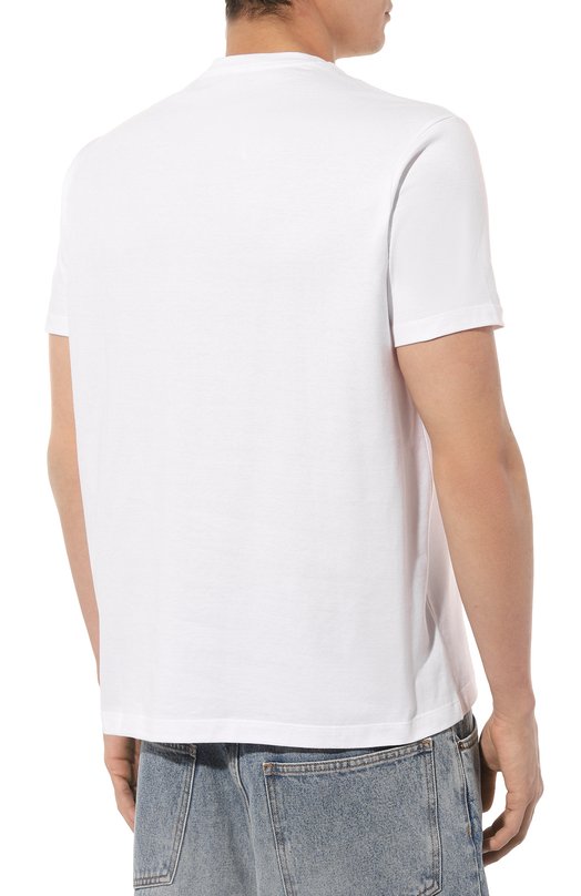 Хлопковая футболка Paul&Shark 24411073 Белый  24411073 Фото 4