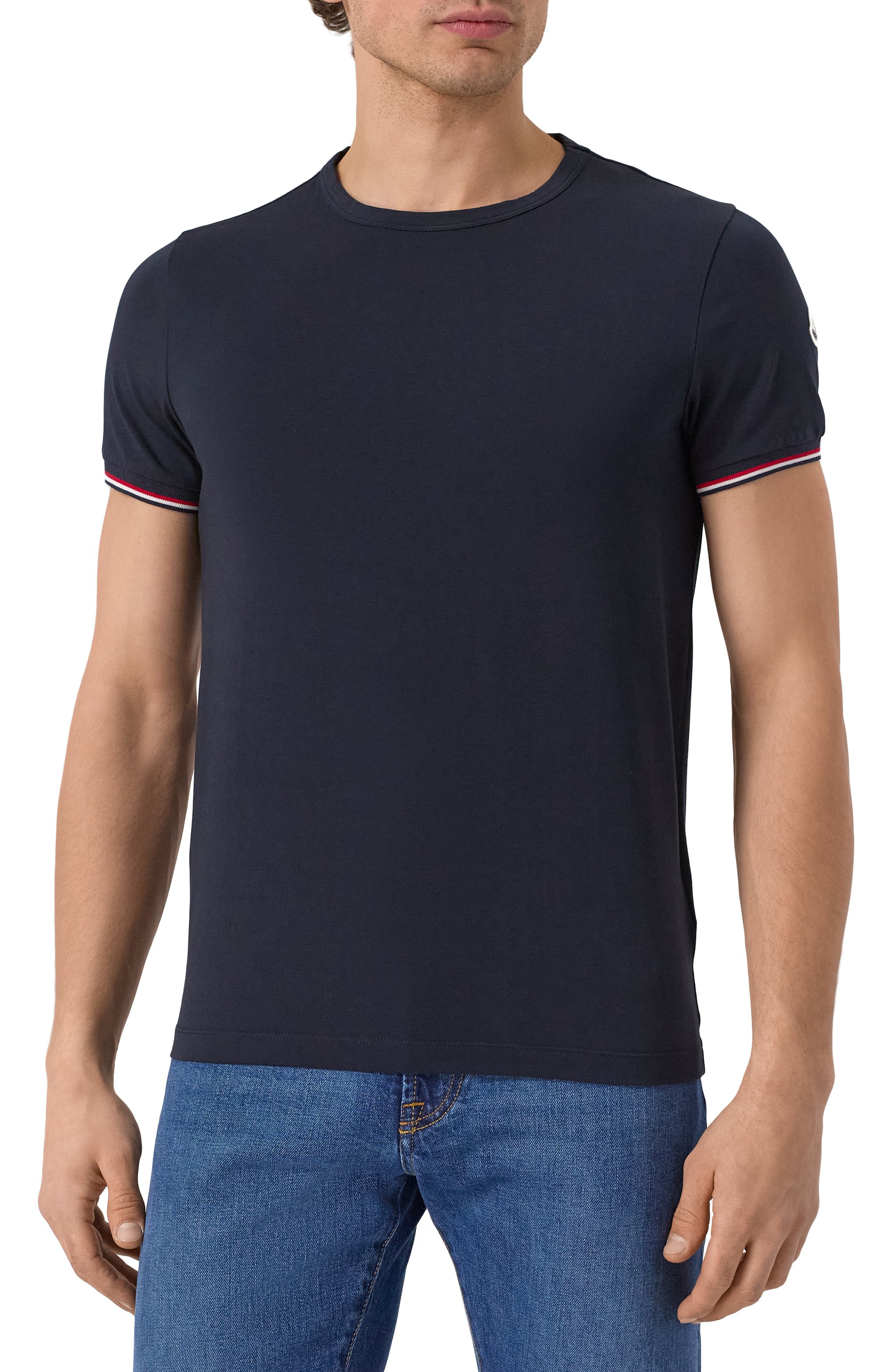 Хлопковая футболка MONCLER, арт. 8C71600/87296, фото 3