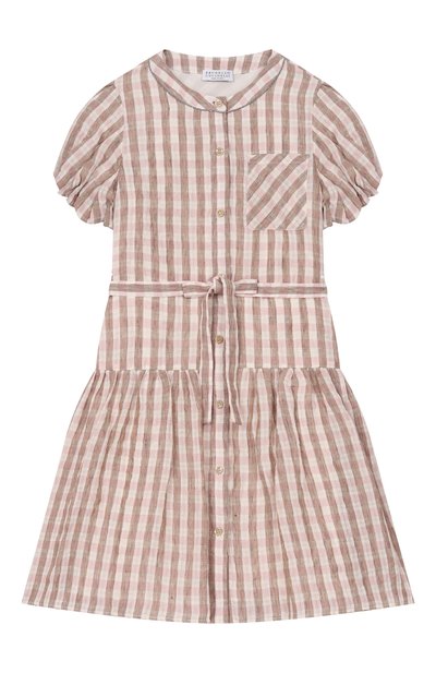 Льняное платье BRUNELLO CUCINELLI, арт. BH742A326B