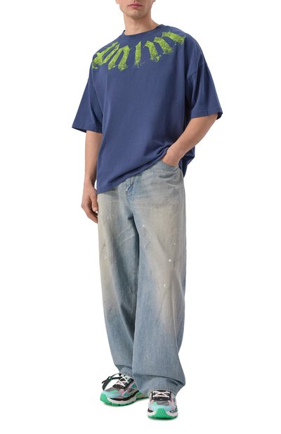 Кроссовки be right back fishnet OFF-WHITE, арт. 0MIA295S26FAB004, фото 2