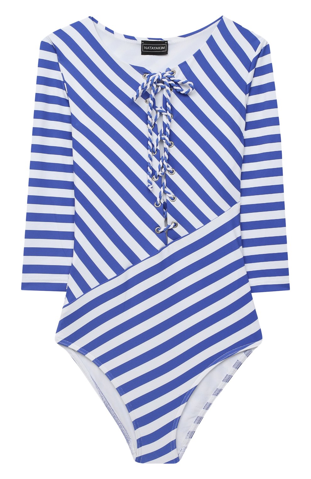 Слитный купальник NATAYAKIM синего цвета по цене 18000 руб., арт. NY-108/19K, фото 1 Слитный купальник NATAYAKIM, арт. NY-108/19K, фото 1