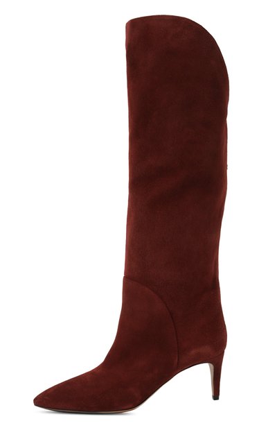 Замшевые сапоги gaia 60 PARIS TEXAS бордового цвета по цене 105000 руб., арт. PX1489/XV003, фото 4 Замшевые сапоги gaia 60 PARIS TEXAS, арт. PX1489/XV003, фото 4