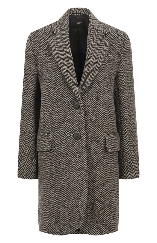 Шерстяное пальто Weekend Max Mara MAI0RCA Серый MAI0RCA