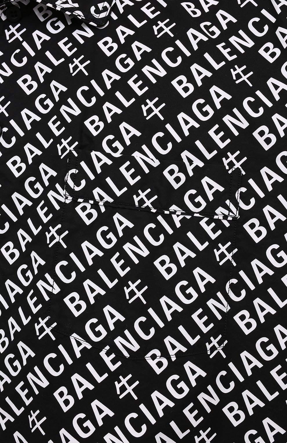 Хлопковая рубашка BALENCIAGA, арт. 647653/TJLA1, фото 5