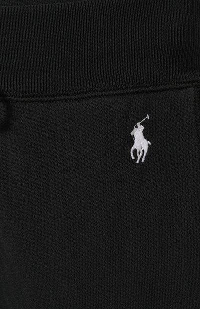 Хлопковые джоггеры POLO RALPH LAUREN черного цвета по цене 16500 руб., арт. 211794397, фото 5 Хлопковые джоггеры POLO RALPH LAUREN, арт. 211794397, фото 5