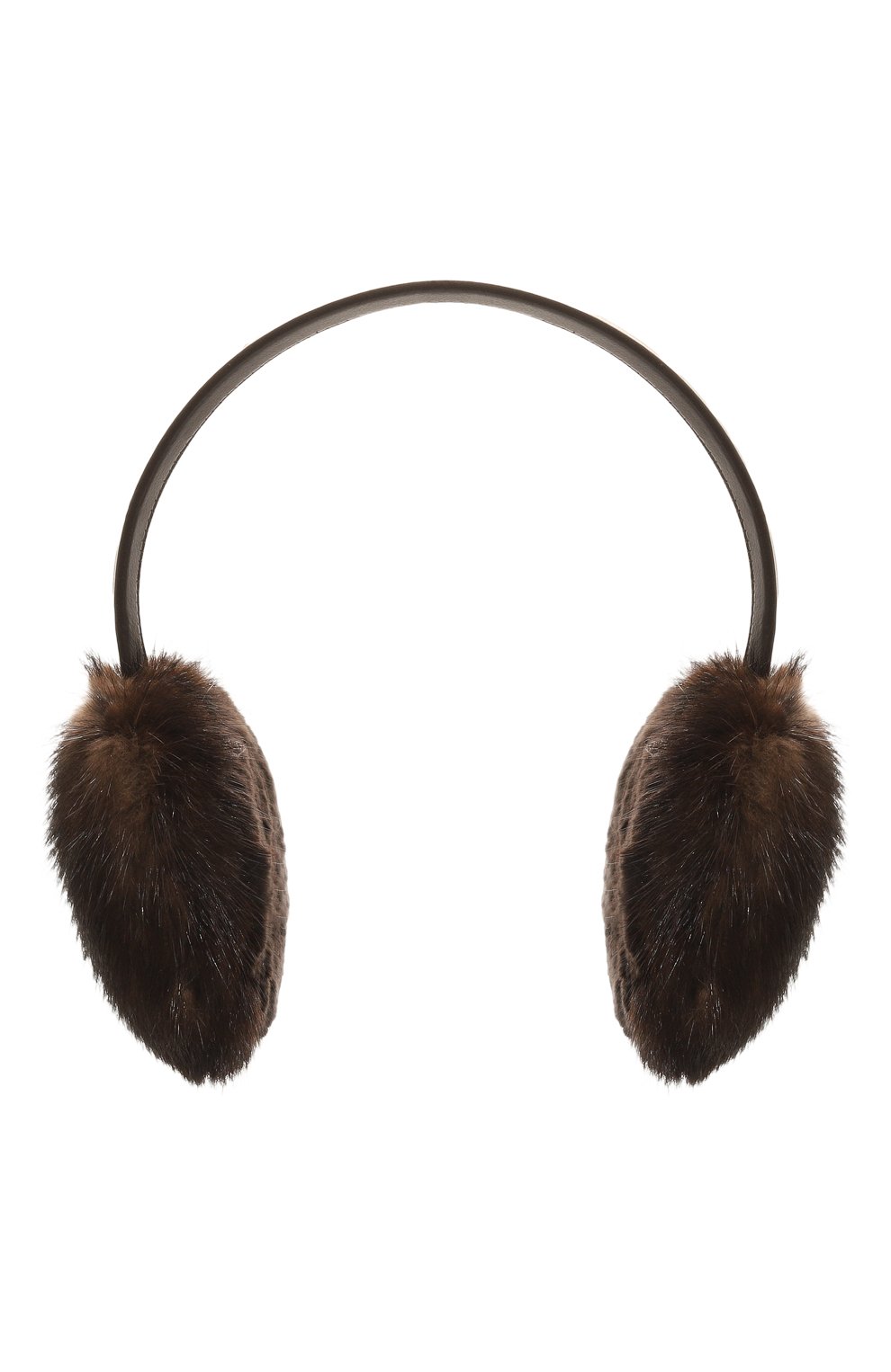 Меховые наушники из норки и кролика YVES SALOMON, арт. 25WAA303XXAGVI, фото 1