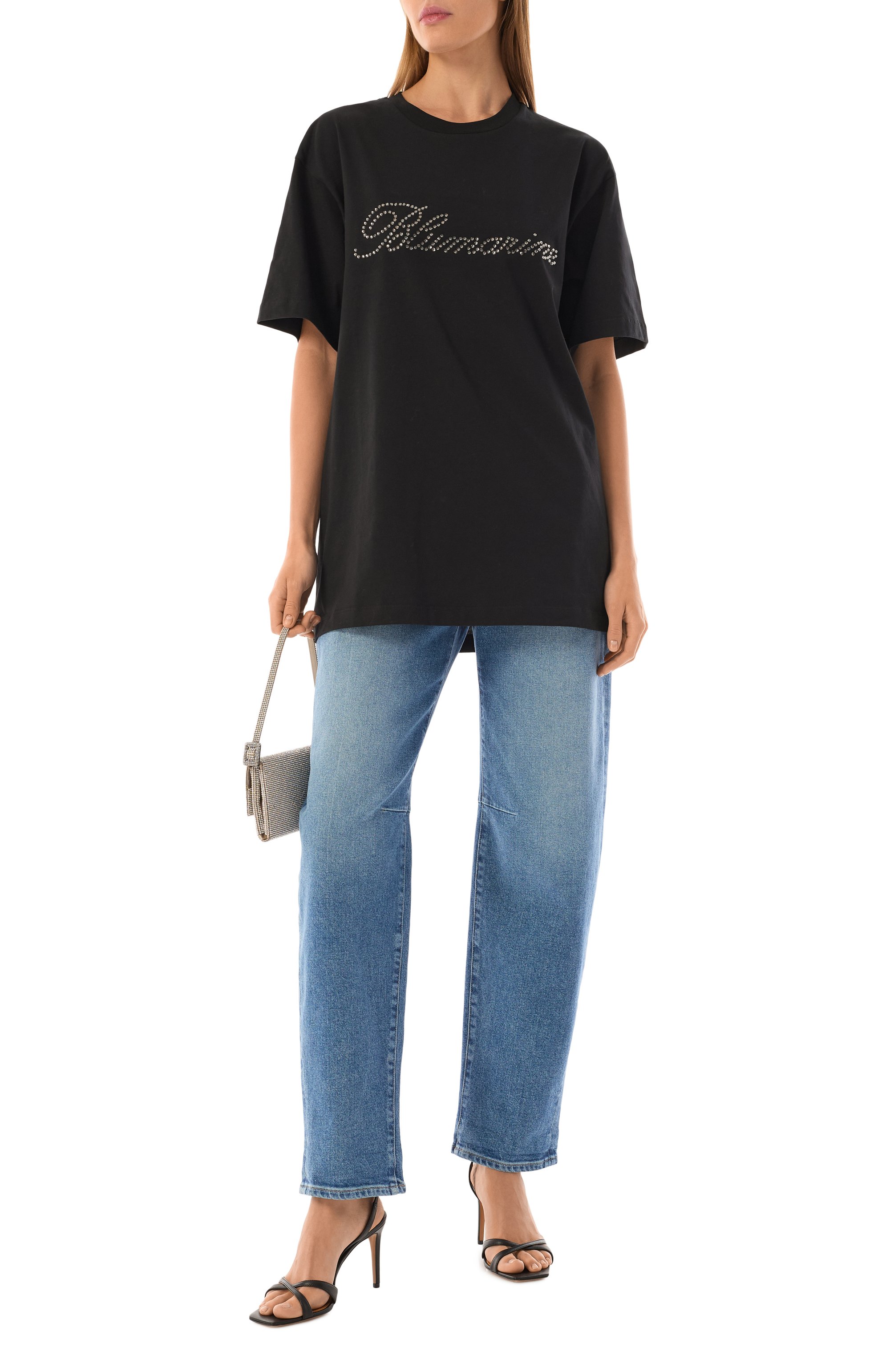 Хлопковая футболка BLUMARINE, арт. P522T083A, фото 2