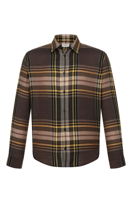 Мужская рубашка из шерсти и шелка SAINT LAURENT, арт. 844437/Y27WA