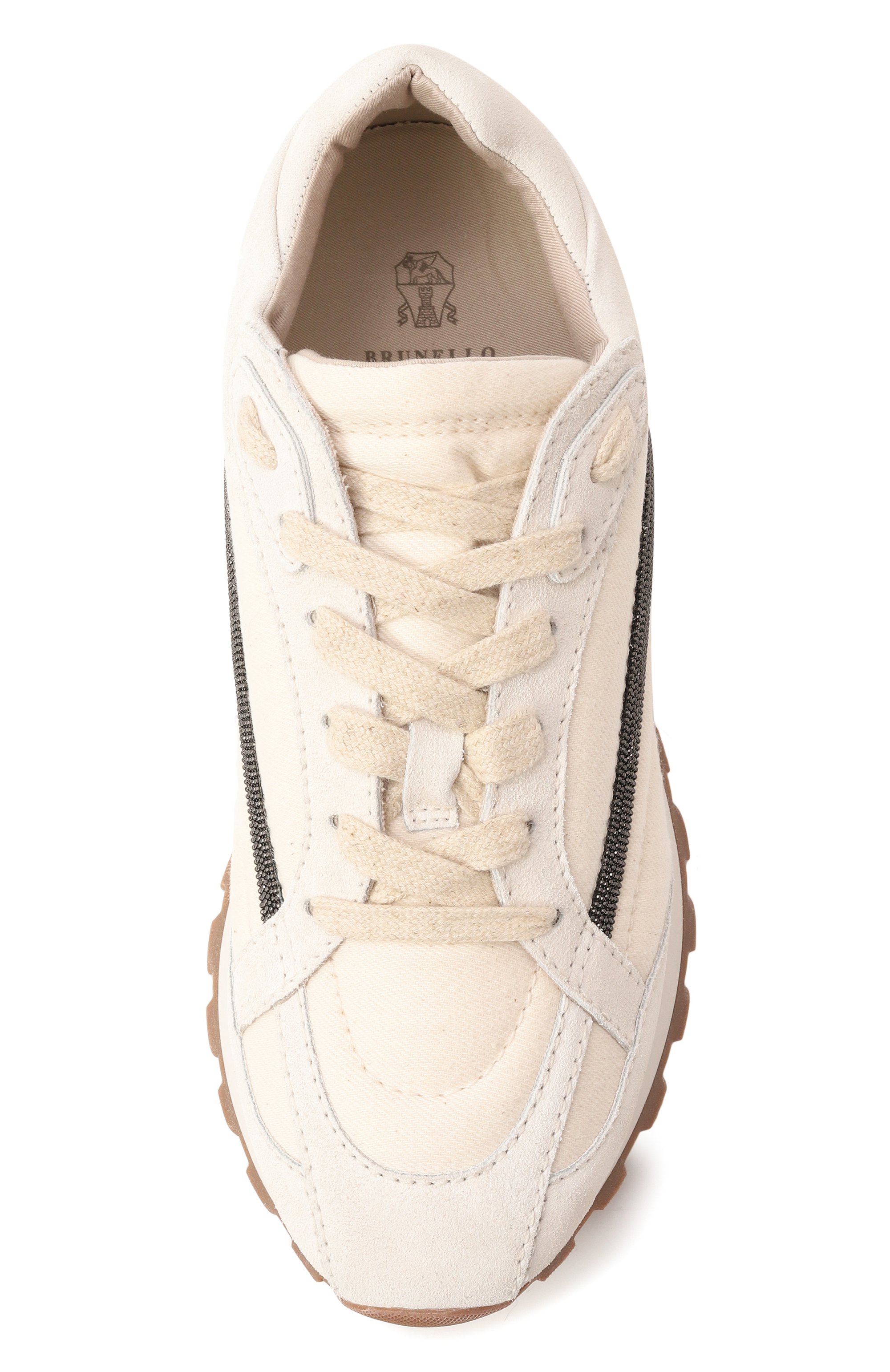 Комбинированные кроссовки BRUNELLO CUCINELLI, арт. MZSFG2941, фото 6