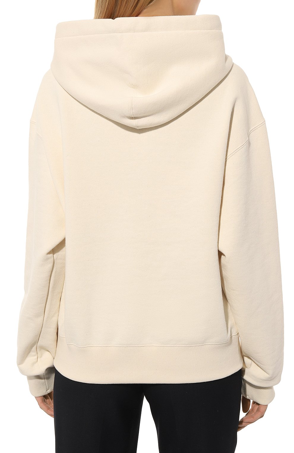 Хлопковое худи JIL SANDER бежевого цвета по цене 63200 руб., арт. J40GU0002/J20010, фото 4 Хлопковое худи JIL SANDER, арт. J40GU0002/J20010, фото 4