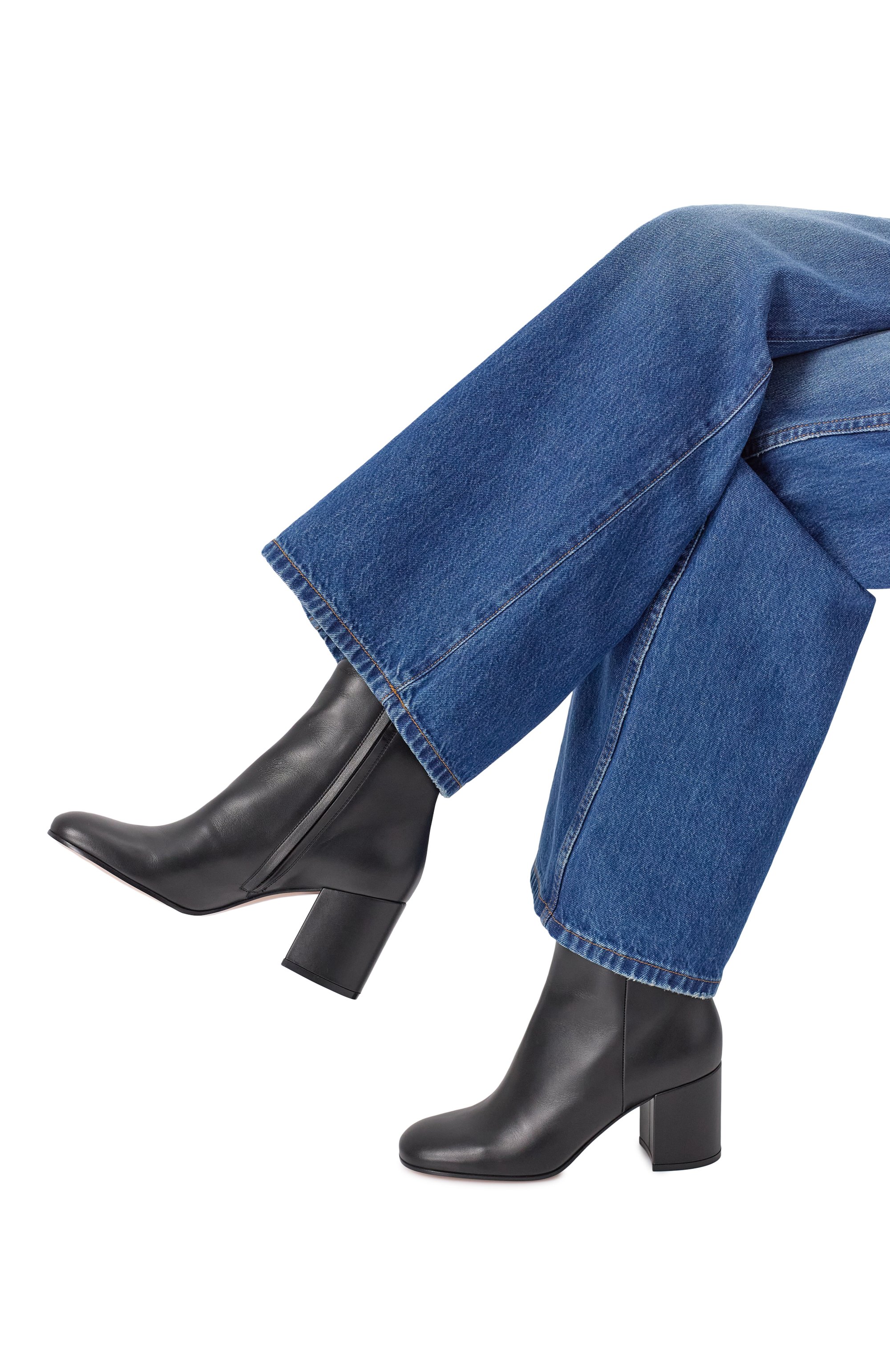 Кожаные ботильоны joelle 70 GIANVITO ROSSI, арт. G73065.70RIC.VGINER0, фото 2