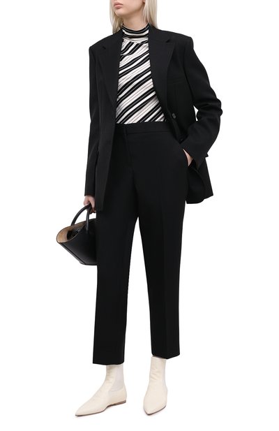 Кожаные ботинки JIL SANDER белого цвета по цене 78150 руб., арт. JS35100A-12031, фото 2 Кожаные ботинки JIL SANDER, арт. JS35100A-12031, фото 2