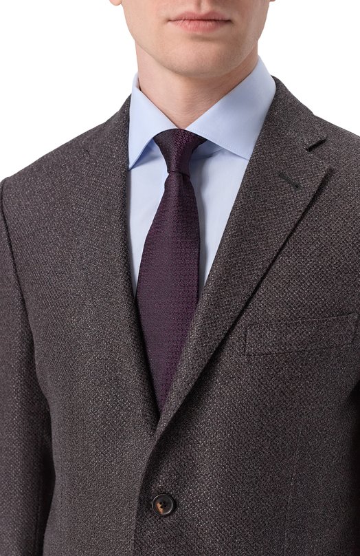 Шелковый галстук Alessandro Gherardi CRAVATTA-C/1003 Фиолетовый  CRAVATTA-C/1003 Фото 2
