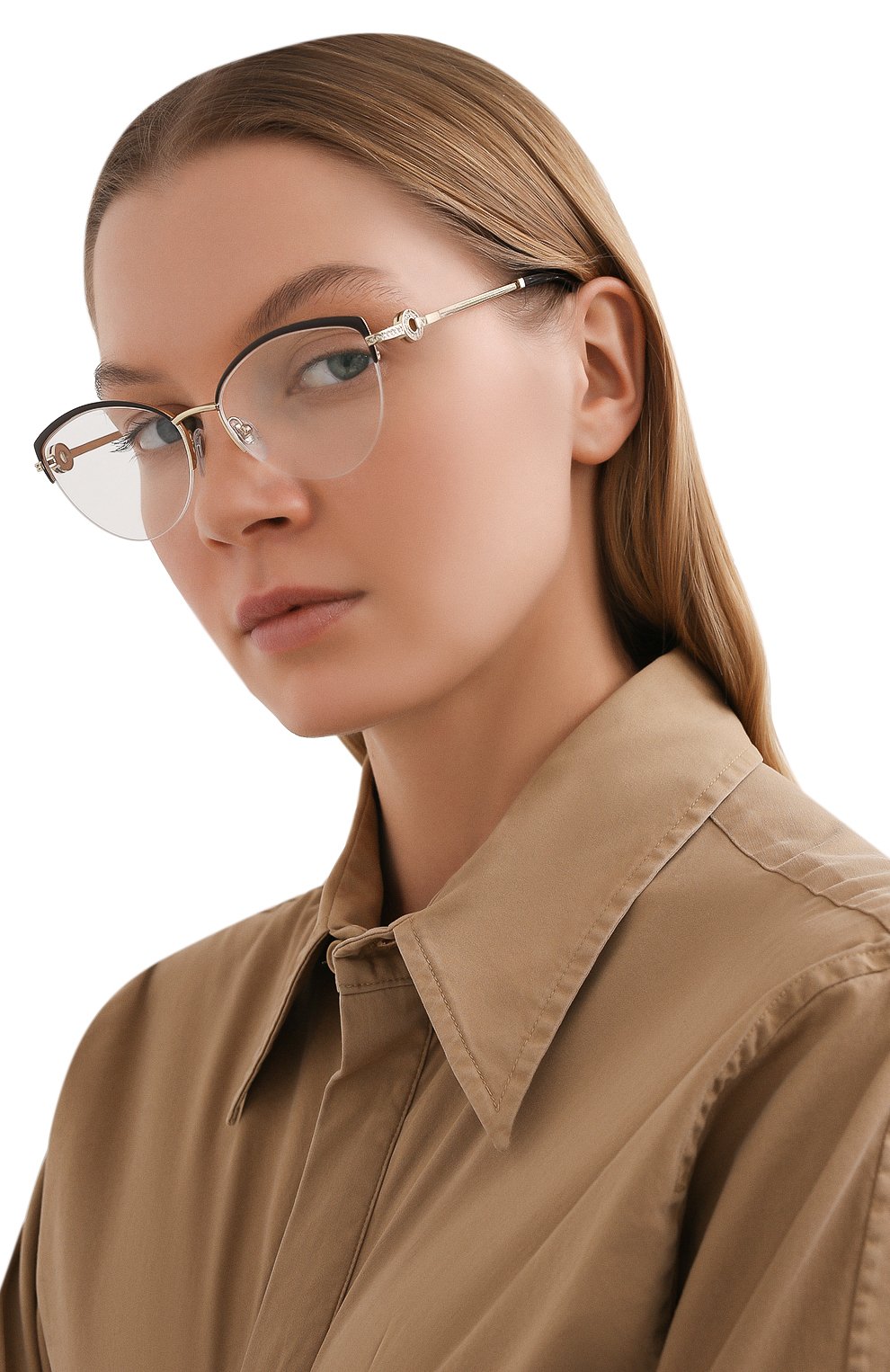 Оправа BVLGARI коричневого цвета по цене 35750 руб., арт. 2217B-2034, фото 2 Оправа BVLGARI, арт. 2217B-2034, фото 2