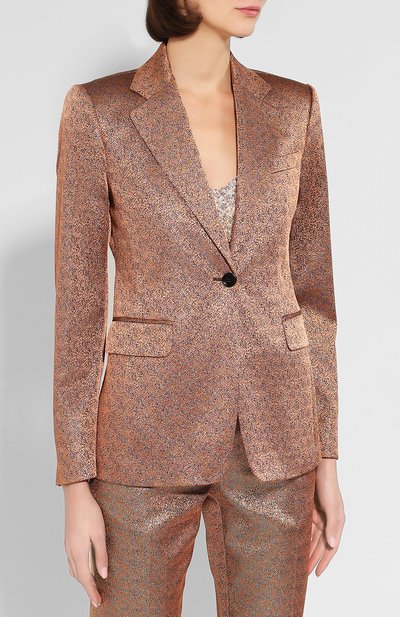 Жакет DRIES VAN NOTEN золотого цвета по цене 108000 руб., арт. 192-10420-8141, фото 3 Жакет DRIES VAN NOTEN, арт. 192-10420-8141, фото 3