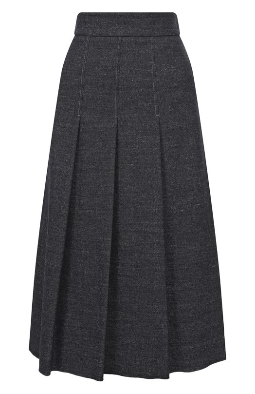 Юбка из шерсти и вискозы Lorena Antoniazzi G001A/5026 Серый G001A/5026