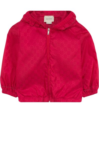 Ветровка с капюшоном и оборками GUCCI, арт. 503746/XBD60, фото 1