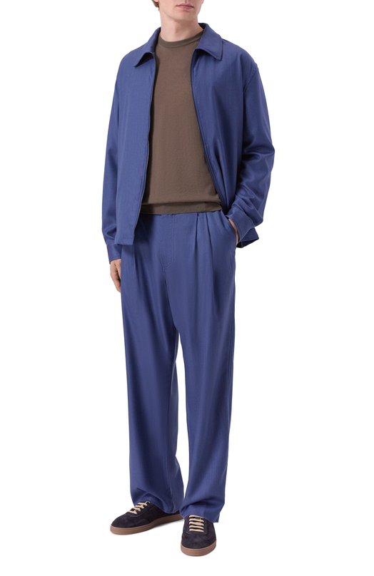 Кашемировые брюки MVST M25.1PM.T004 Синий  M25.1PM.T004 Фото 2